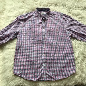 JEREMY ARGYLE‎ CHECK PLAID GINGHAM BUTTON DOWN